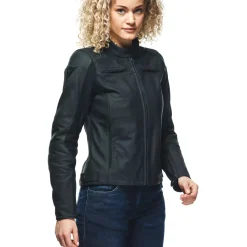 Dainese RAZON 2 LADY LEATHER JACKET BLACK Best