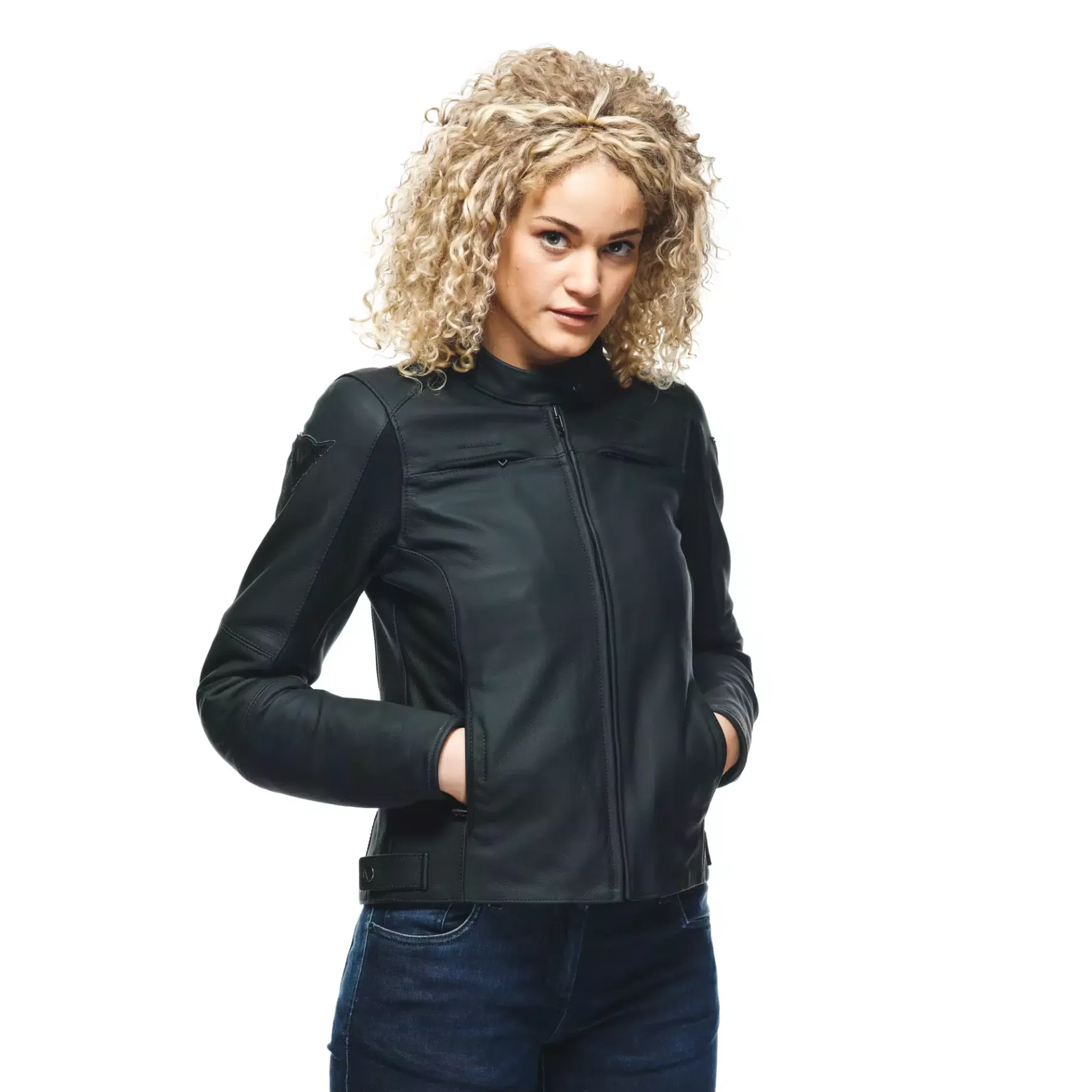 Dainese RAZON 2 LADY LEATHER JACKET BLACK Best