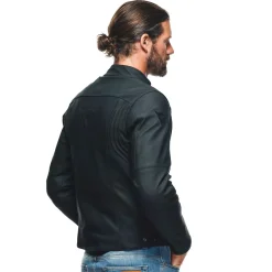 Dainese RAZON 2 LEATHER JACKET BLACK Discount