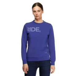 Dainese RIDE RESPECT - HOODIE 100% BAUMWOLLE DAMEN ORIENTAL BLUE Sale