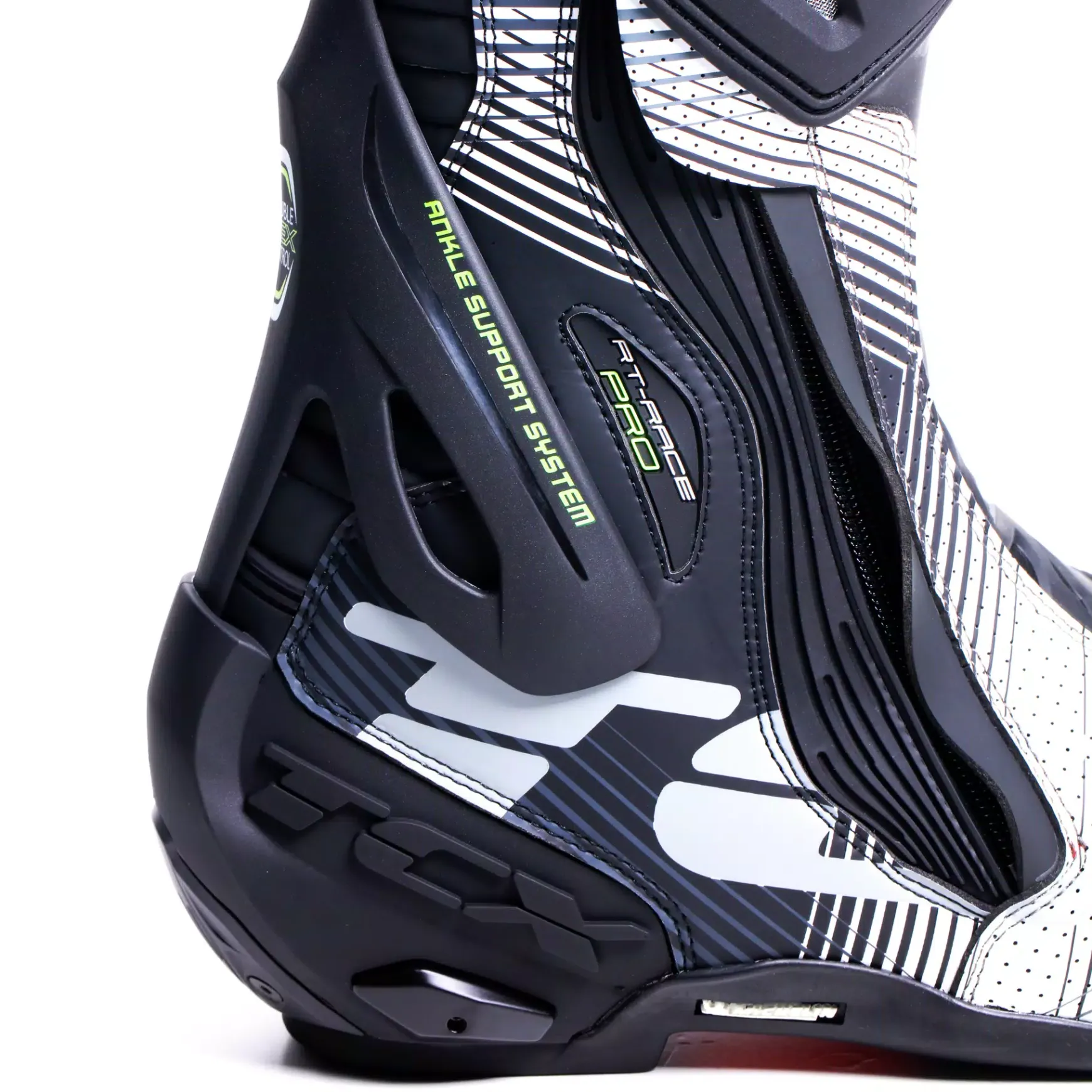 Dainese RT-RACE PRO AIR RACING MOTORRADSTIEFEL HERREN - SCHWARZ/WEISS/GRAU Best