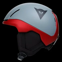 Dainese SCARABEO ELEMENTO SKIHELME FÜR KINDER METALLIC-RED/NARDO-GRAY Best