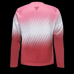 Dainese SCARABEO JERSEY LS - LANGARM-BIKE-SHIRT FÜR KINDER PINK/WHITE Discount