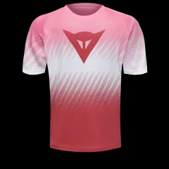 Dainese SCARABEO JERSEY SS - KURZARM-BIKE-SHIRT FÜR KINDER PINK/WHITE Sale