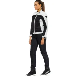 Dainese SEVILLA AIR LADY TEX JACKET BLACK/GLACIER-GRAY Sale