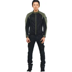 Dainese SEVILLA AIR TEX JACKET BLACK/GRAPE-LEAF Outlet