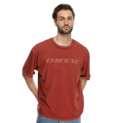 Dainese SFUMATA - RUNDHALS T SHIRT HERREN RED PEAR Hot