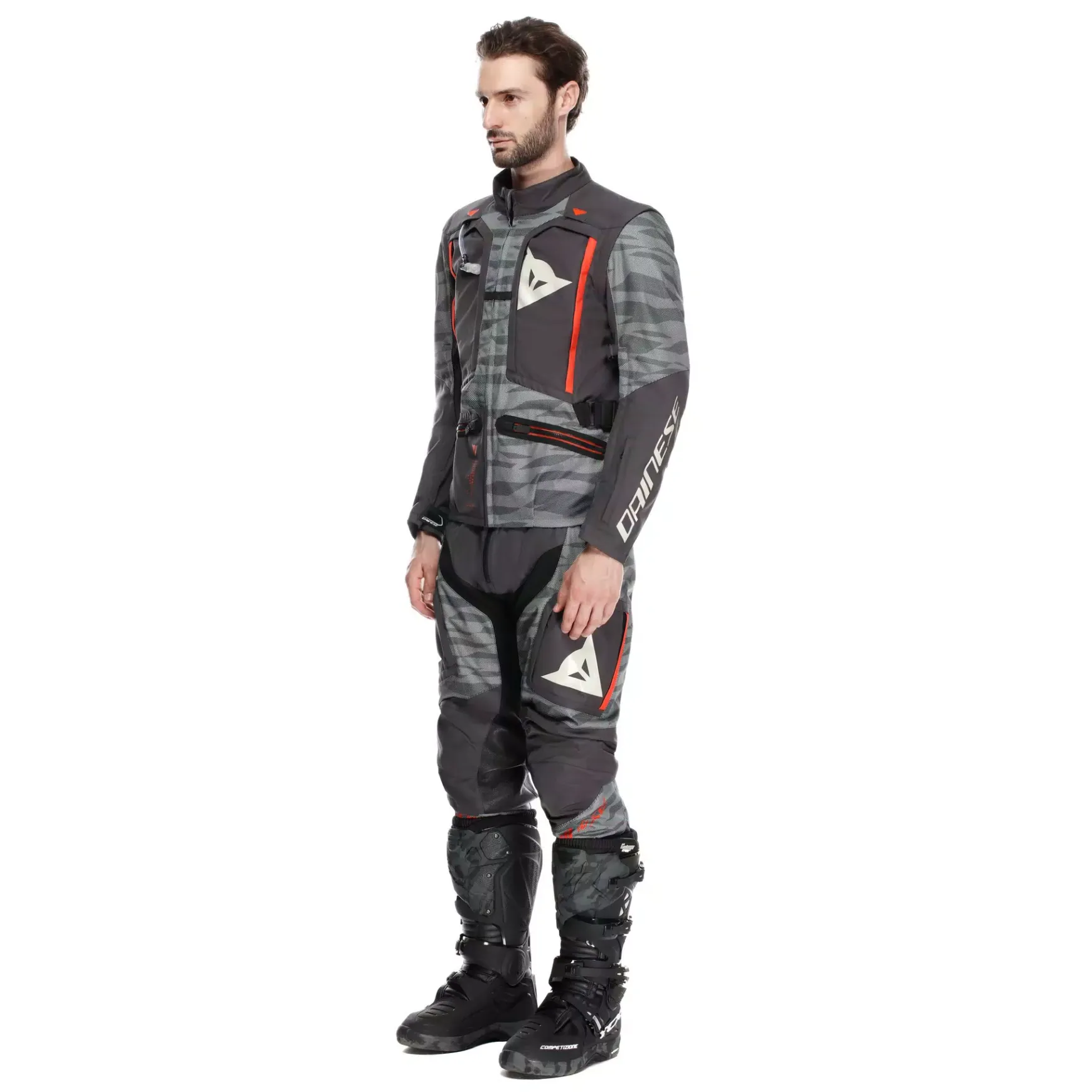 Dainese STERRATO - MOTORRADJACKE TEXTIL OFF-ROAD HERREN EBONY/DESERT SAGE Best