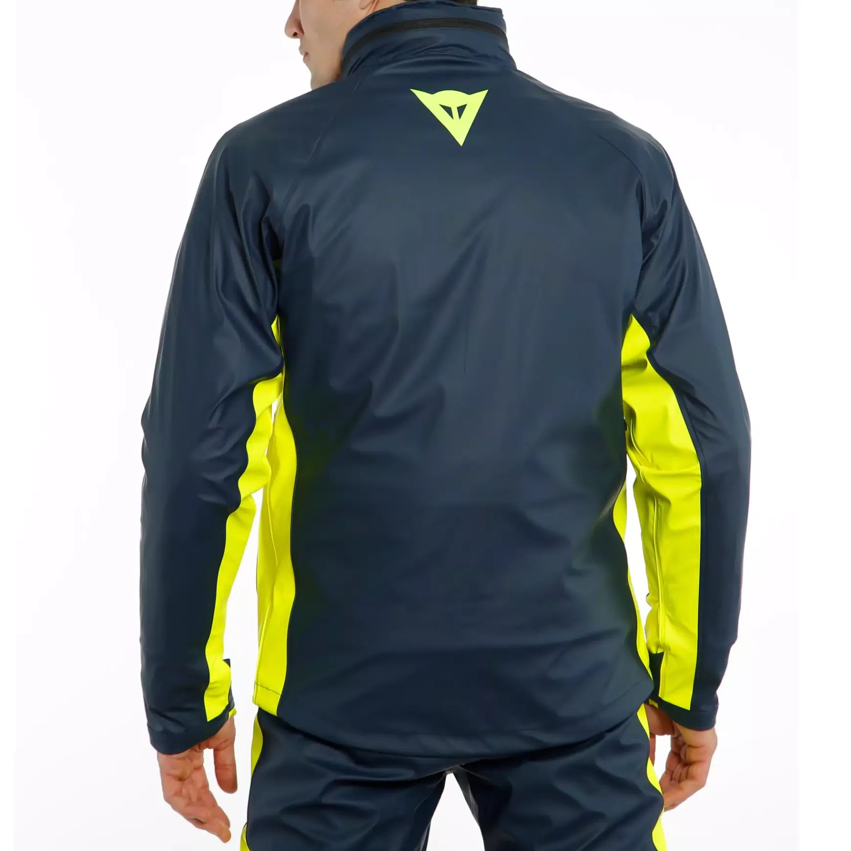 Dainese STORM 2 UNISEX JACKET BLACK-IRIS/FLUO-YELLOW Hot
