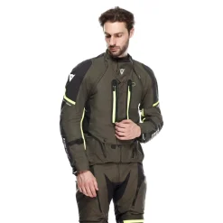 Dainese SUPER ADVENTURE ABSØLUTESHELL™ - MOTORRADJACKE OFF-ROAD HERREN TARMAC/BLACK/FLUO YELLOW Clearance