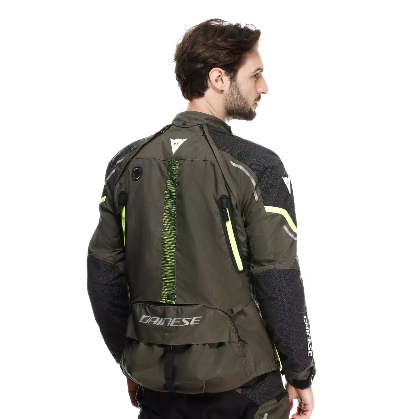 Dainese SUPER ADVENTURE ABSØLUTESHELL™ - MOTORRADJACKE OFF-ROAD HERREN TARMAC/BLACK/FLUO YELLOW Clearance