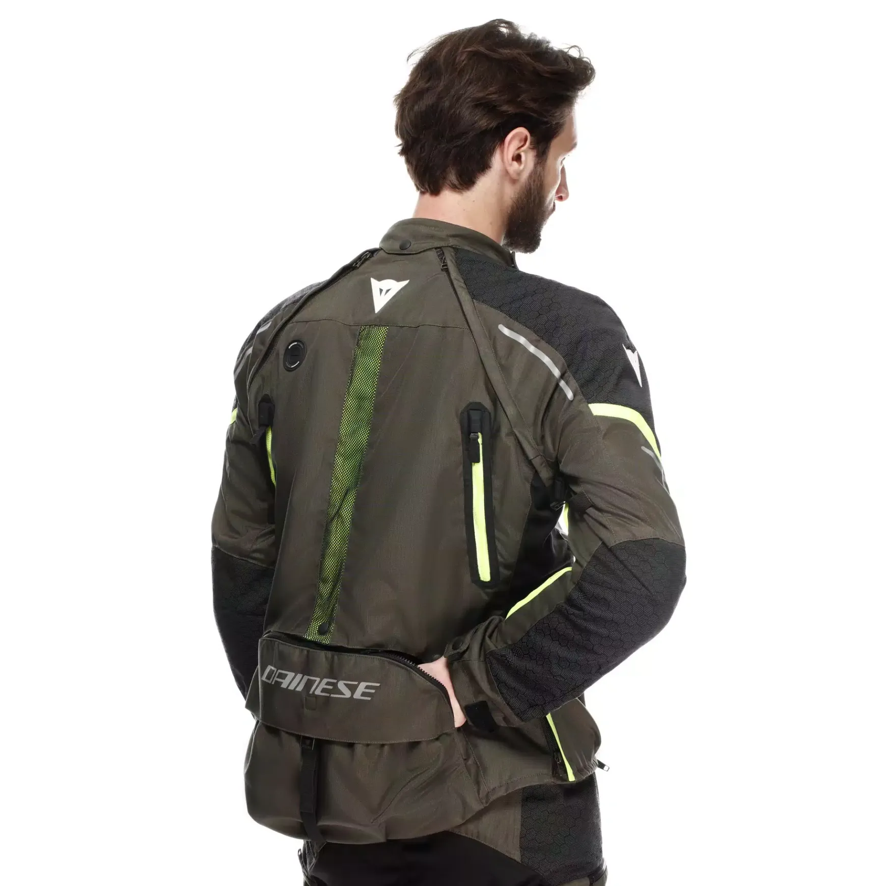 Dainese SUPER ADVENTURE ABSØLUTESHELL™ - MOTORRADJACKE OFF-ROAD HERREN TARMAC/BLACK/FLUO YELLOW Clearance