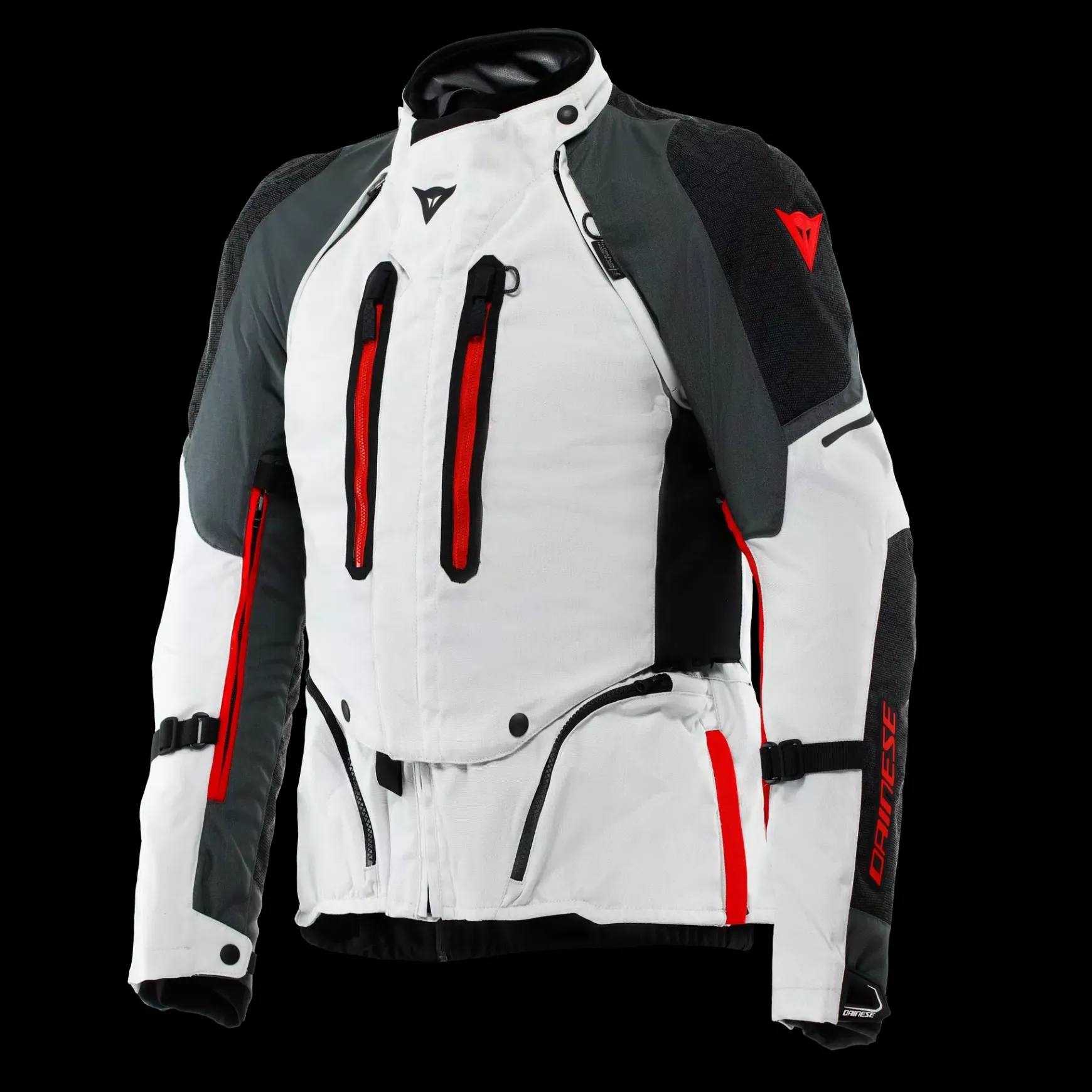 Dainese SUPER ADVENTURE ABSØLUTESHELL™ - MOTORRADJACKE OFF-ROAD HERREN GLACIER-GREY/IRON-GATE/RED Clearance