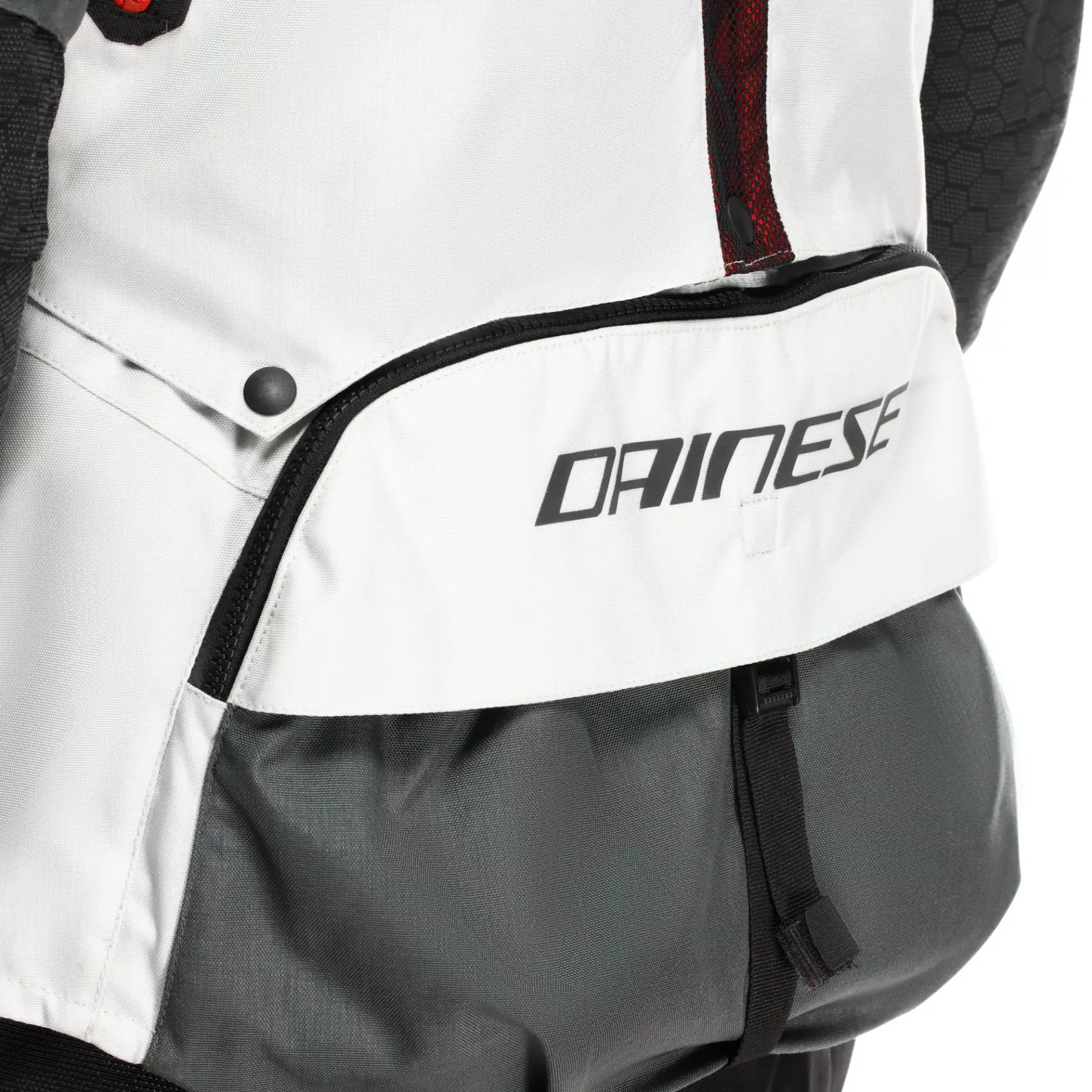 Dainese SUPER ADVENTURE ABSØLUTESHELL™ - MOTORRADJACKE OFF-ROAD HERREN GLACIER-GREY/IRON-GATE/RED Clearance