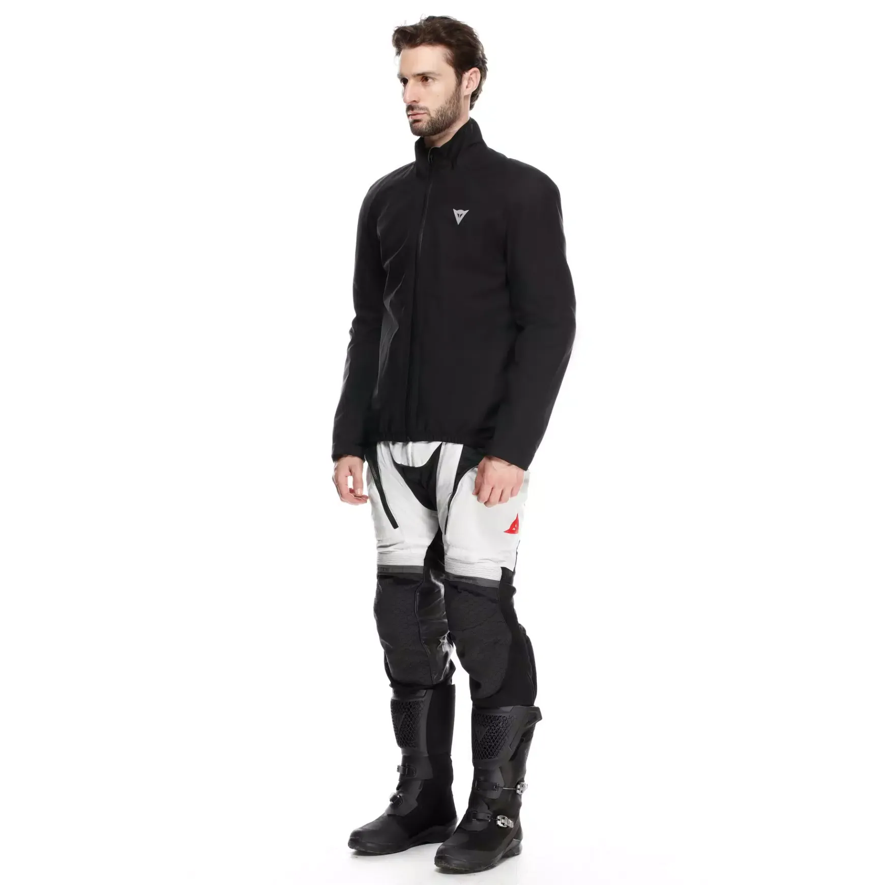 Dainese SUPER ADVENTURE ABSØLUTESHELL™ - MOTORRADJACKE OFF-ROAD HERREN GLACIER-GREY/IRON-GATE/RED Clearance