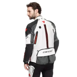 Dainese SUPER ADVENTURE ABSØLUTESHELL™ - MOTORRADJACKE OFF-ROAD HERREN GLACIER-GREY/IRON-GATE/RED Clearance