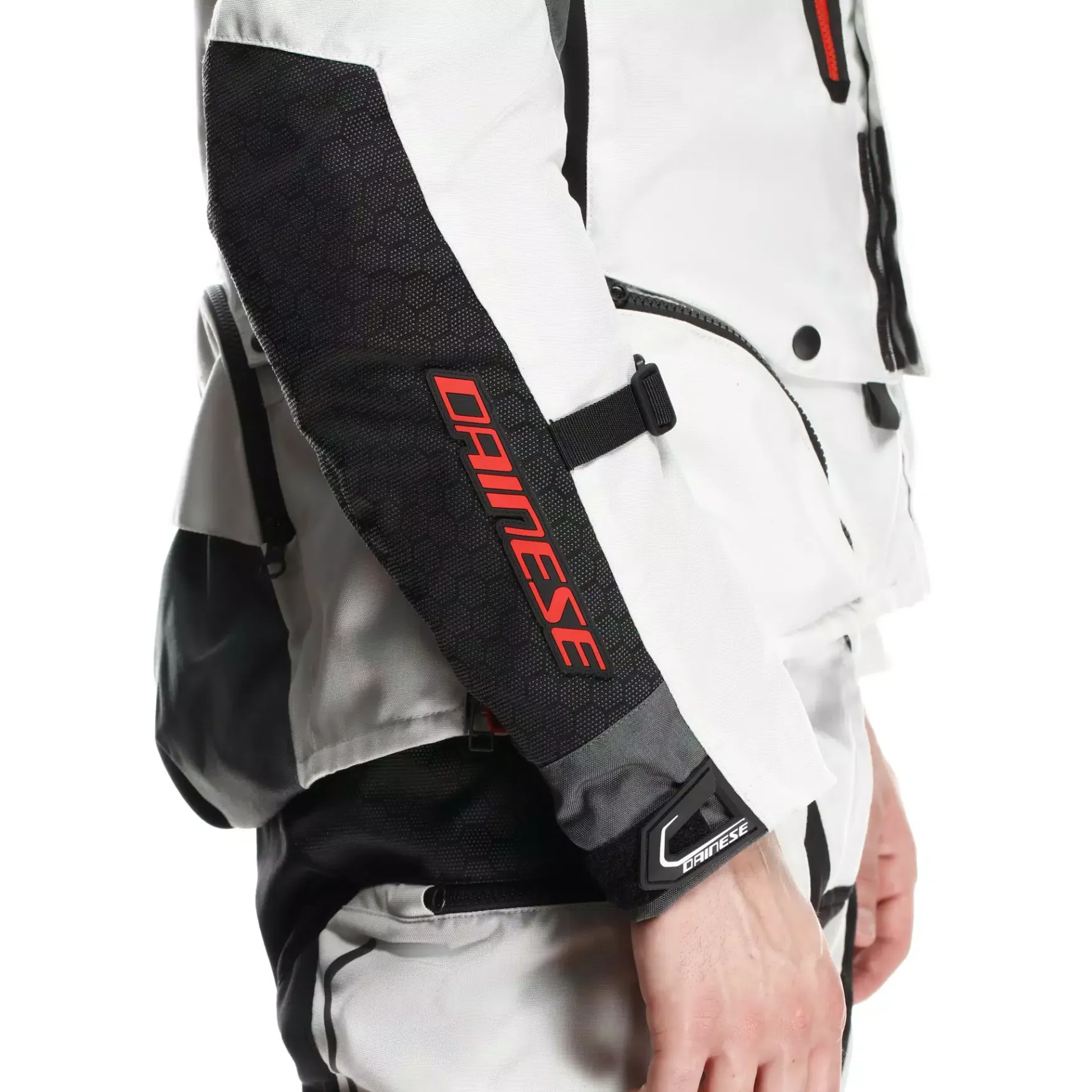 Dainese SUPER ADVENTURE ABSØLUTESHELL™ - MOTORRADJACKE OFF-ROAD HERREN GLACIER-GREY/IRON-GATE/RED Clearance