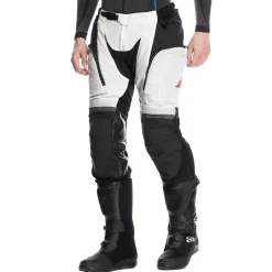 Dainese SUPER ADVENTURE ABSØLUTESHELL™ - OFF-ROAD-MOTORENHOSEN HERREN BLACK/GLACIER-GREY/RED New