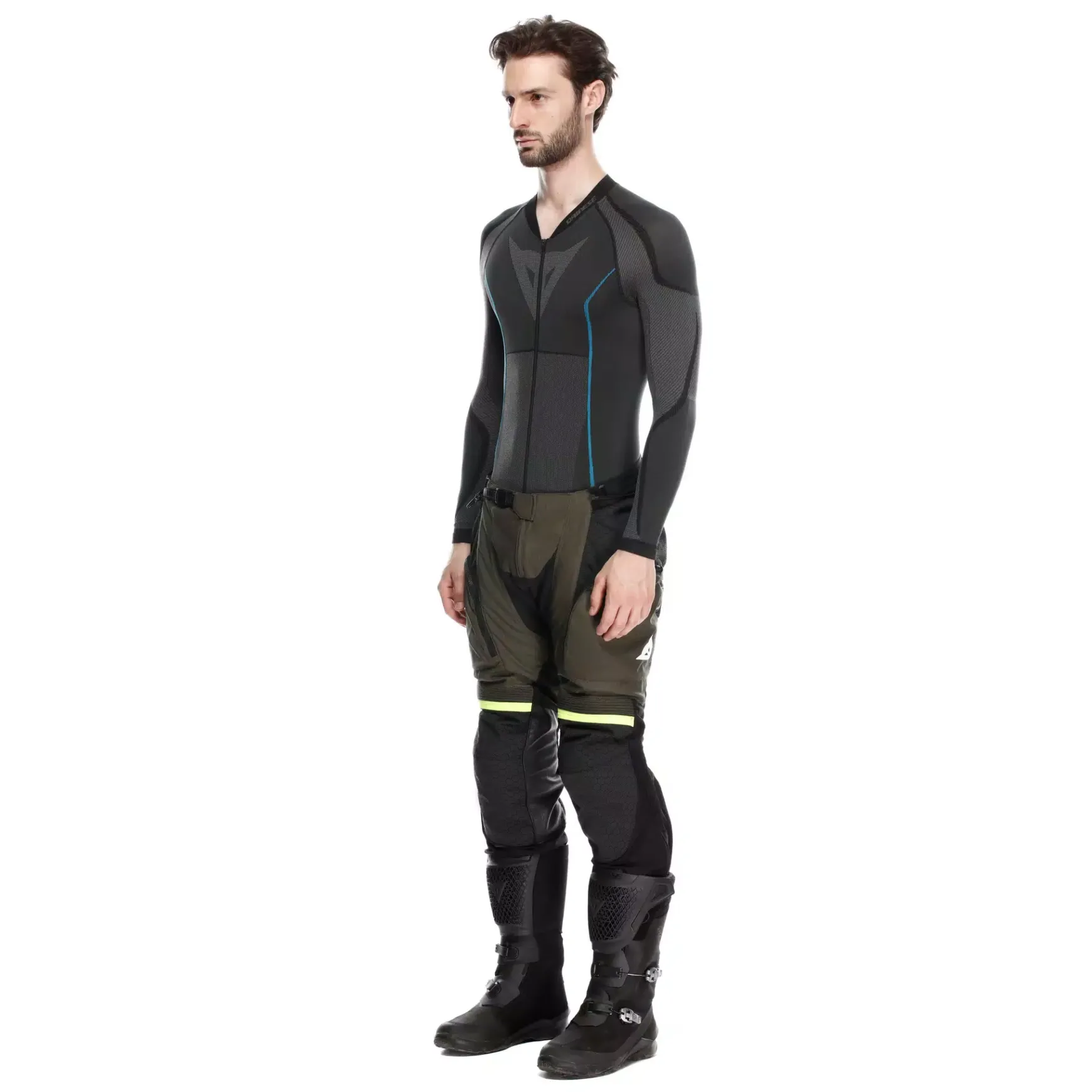 Dainese SUPER ADVENTURE ABSØLUTESHELL™ - OFF-ROAD-MOTORENHOSEN HERREN BLACK/TARMAC/FLUO YELLOW Discount
