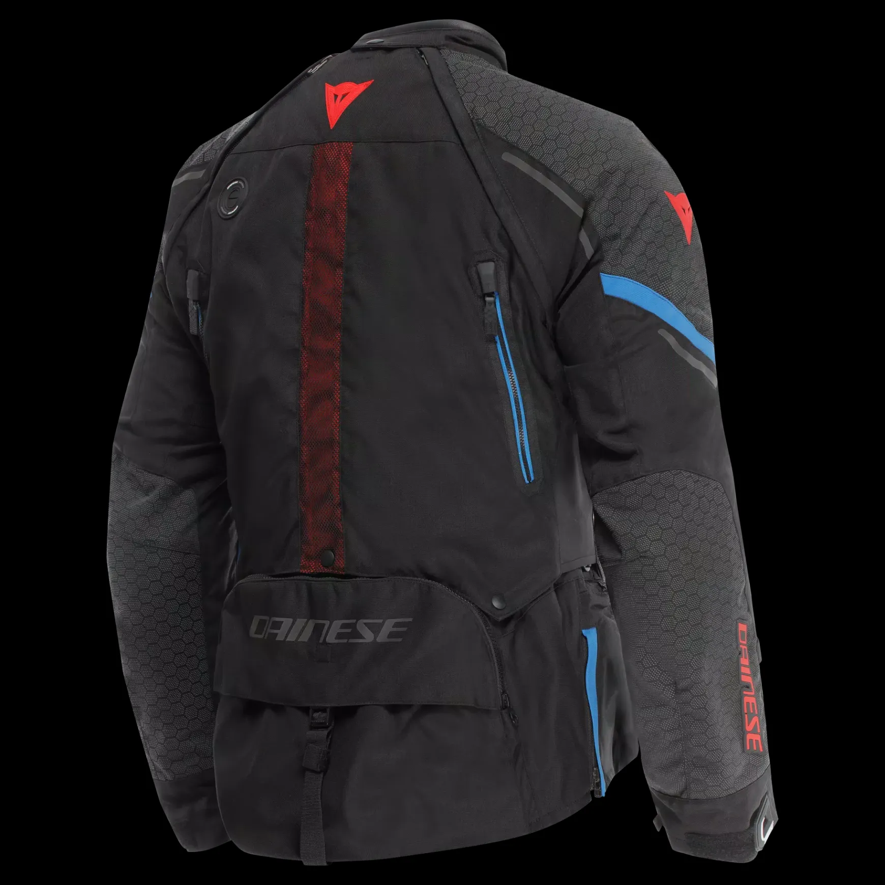 Dainese SUPER ADVENTURE ABSØLUTESHELL™ - MOTORRADJACKE OFF-ROAD HERREN BLACK/BLACK/BLUE Outlet