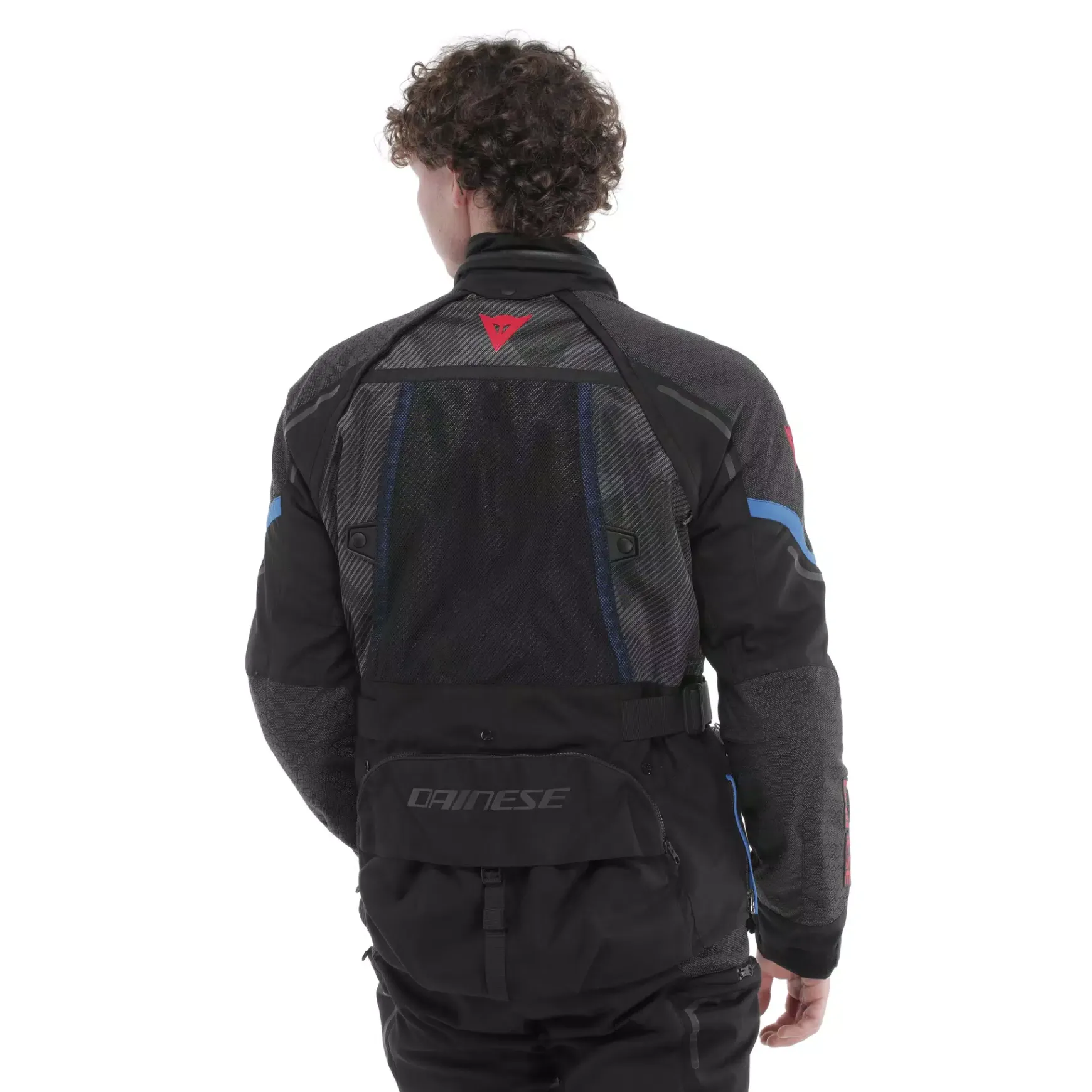 Dainese SUPER ADVENTURE ABSØLUTESHELL™ - MOTORRADJACKE OFF-ROAD HERREN BLACK/BLACK/BLUE Outlet