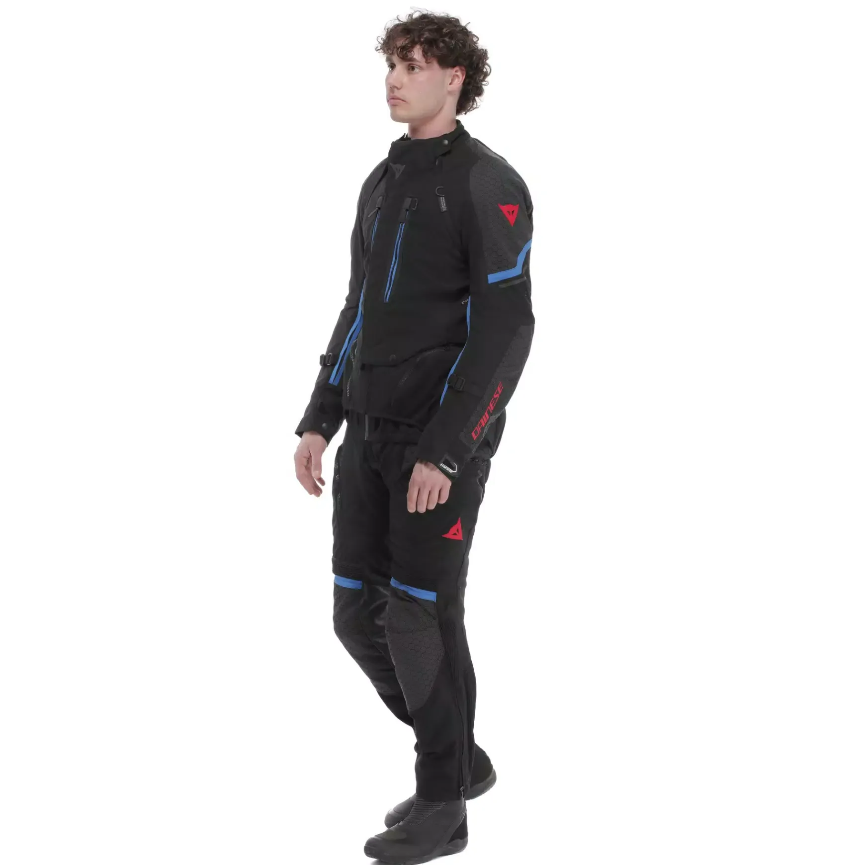 Dainese SUPER ADVENTURE ABSØLUTESHELL™ - MOTORRADJACKE OFF-ROAD HERREN BLACK/BLACK/BLUE Outlet