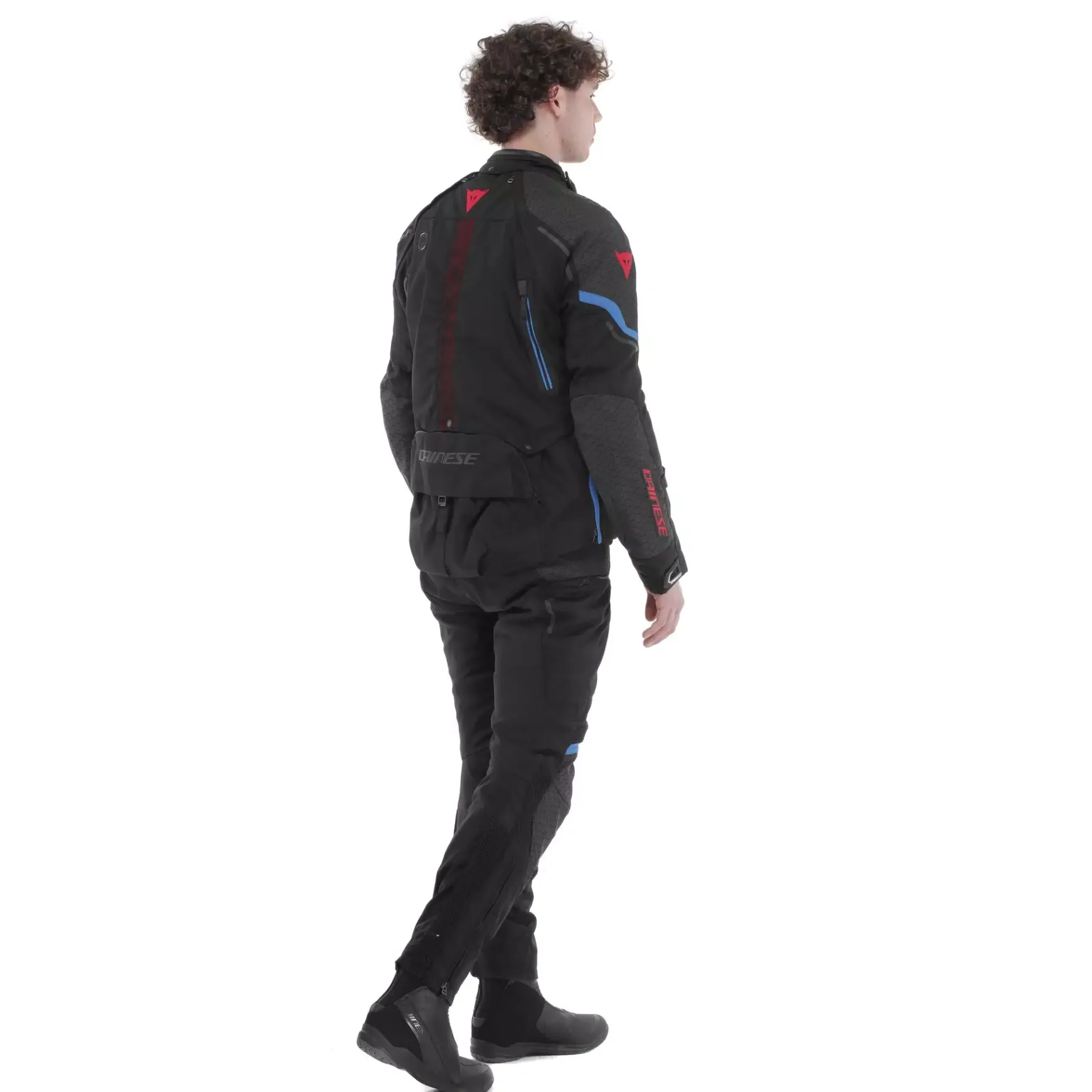 Dainese SUPER ADVENTURE ABSØLUTESHELL™ - MOTORRADJACKE OFF-ROAD HERREN BLACK/BLACK/BLUE Outlet