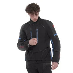 Dainese SUPER ADVENTURE ABSØLUTESHELL™ - MOTORRADJACKE OFF-ROAD HERREN BLACK/BLACK/BLUE Outlet