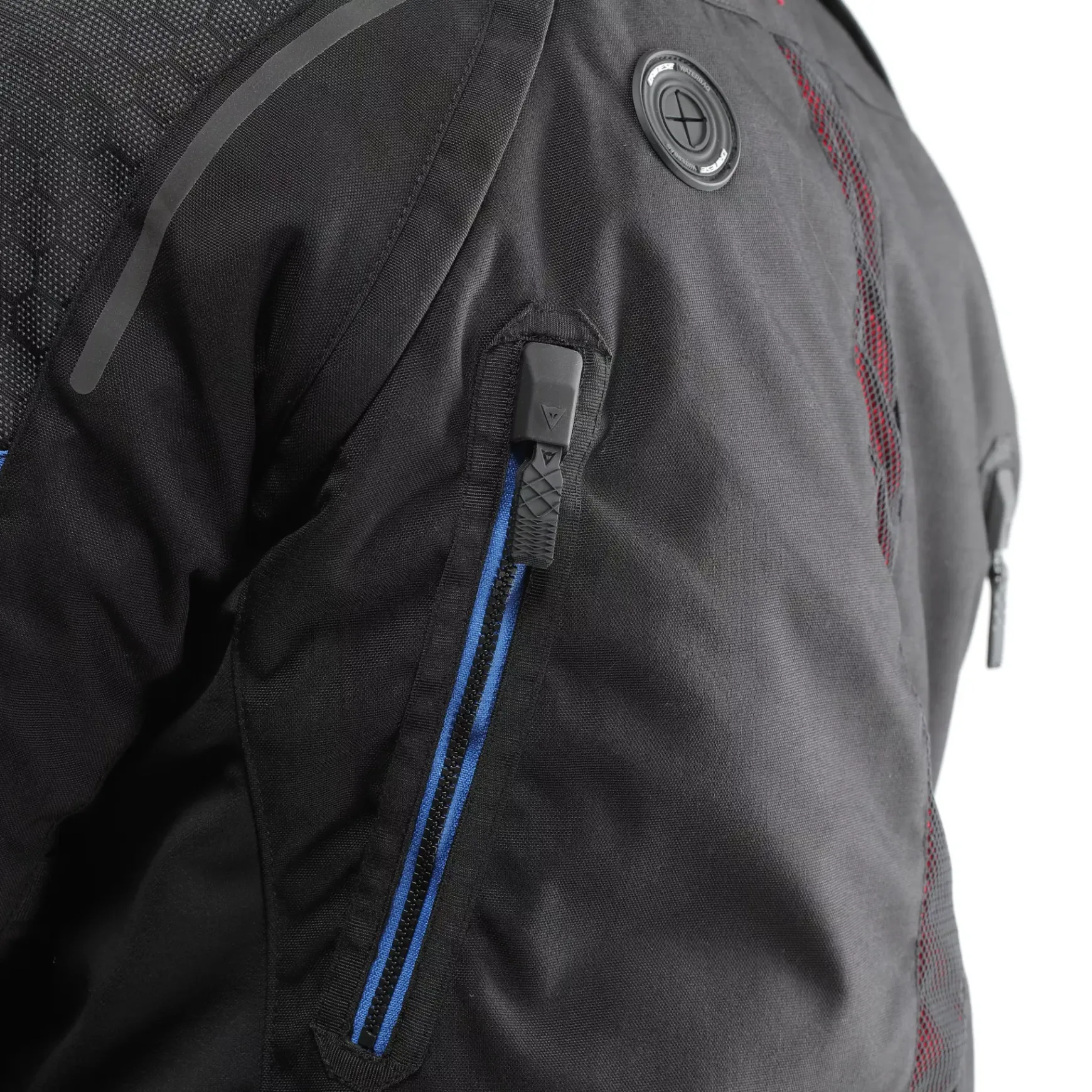 Dainese SUPER ADVENTURE ABSØLUTESHELL™ - MOTORRADJACKE OFF-ROAD HERREN BLACK/BLACK/BLUE Outlet