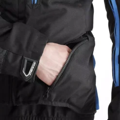 Dainese SUPER ADVENTURE ABSØLUTESHELL™ - MOTORRADJACKE OFF-ROAD HERREN BLACK/BLACK/BLUE Outlet