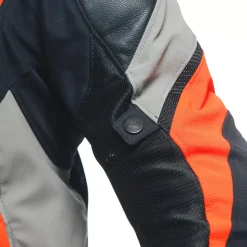 Dainese SUPER RIDER 2 ABSOLUTESHELL™ JACKET BLACK/DARK-GULL-GRAY/FLUO-RED Hot