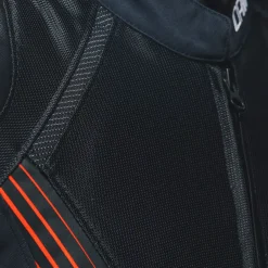 Dainese SUPER RIDER 2 ABSOLUTESHELL™ JACKET BLACK/DARK-GULL-GRAY/FLUO-RED Hot