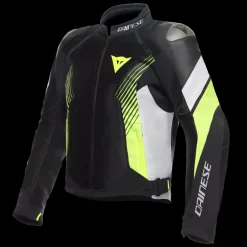 Dainese SUPER RIDER 2 ABSOLUTESHELL™ JACKET BLACK/WHITE/FLUO-YELLOW Sale