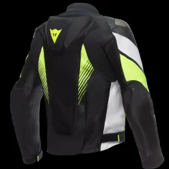 Dainese SUPER RIDER 2 ABSOLUTESHELL™ JACKET BLACK/WHITE/FLUO-YELLOW Sale