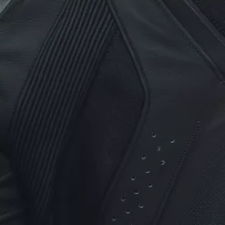 Dainese SUPER SPEED 4 - PERFORIERTE LEDER-MOTORRADJACKE HERREN BLACK-MATT/WHITE/FLUO-RED