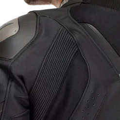 Dainese SUPER SPEED 4 - PERFORIERTE LEDER-MOTORRADJACKE HERREN BLACK/TIBETAN PLATINUM/WHITE Online