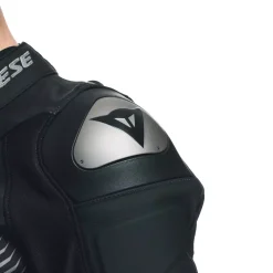 Dainese SUPER SPEED 4 LEATHER JACKET BLACK-MATT/CHARCOAL-GRAY Sale