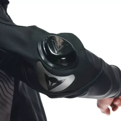 Dainese SUPER SPEED 4 LEATHER JACKET BLACK-MATT/CHARCOAL-GRAY Sale