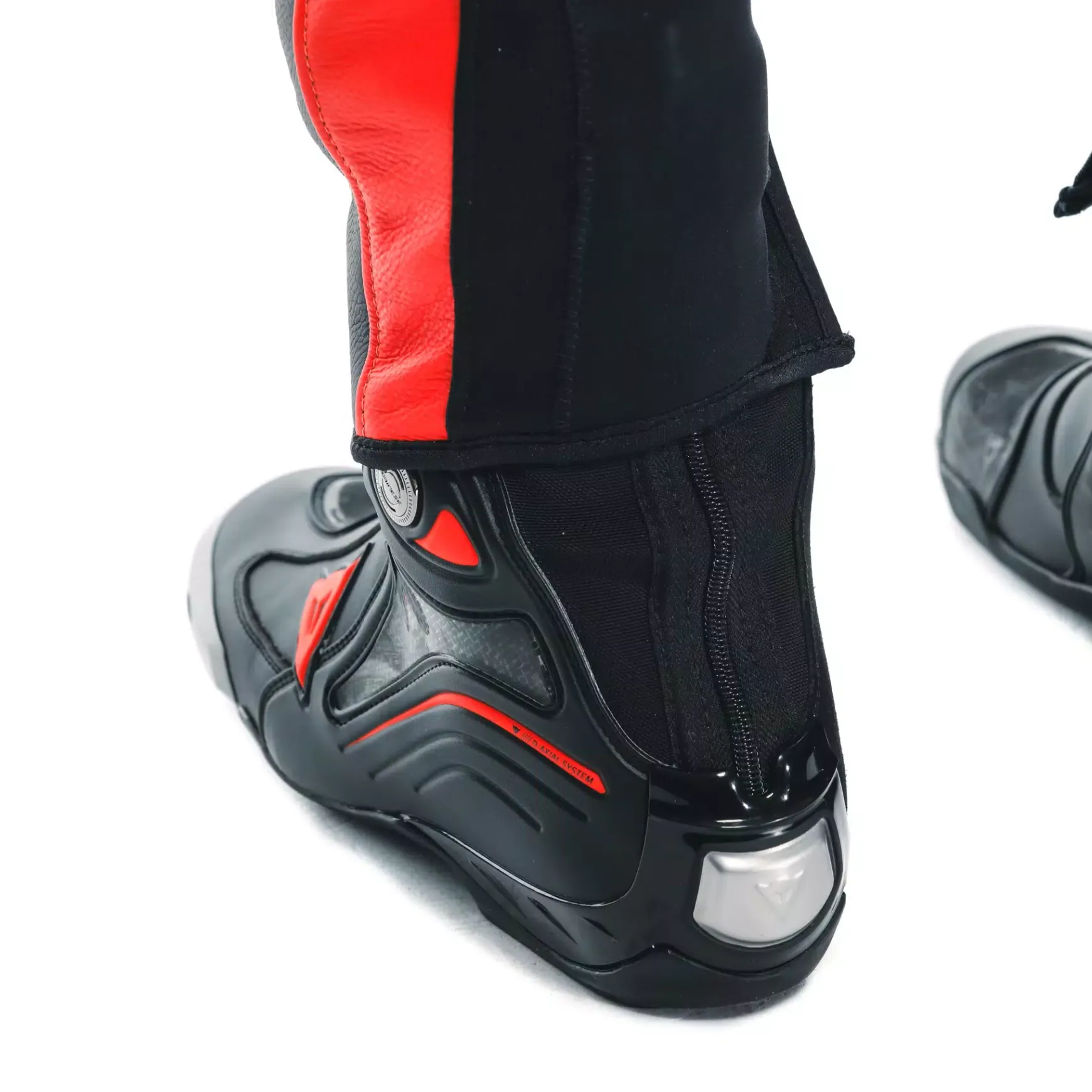 Dainese SUPER SPEED - MOTORRADHOSE AUS LEDER HERREN BLACK/WHITE/RED-FLUO