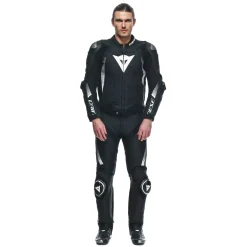Dainese SUPER SPEED LEATHER PANTS BLACK/WHITE Outlet