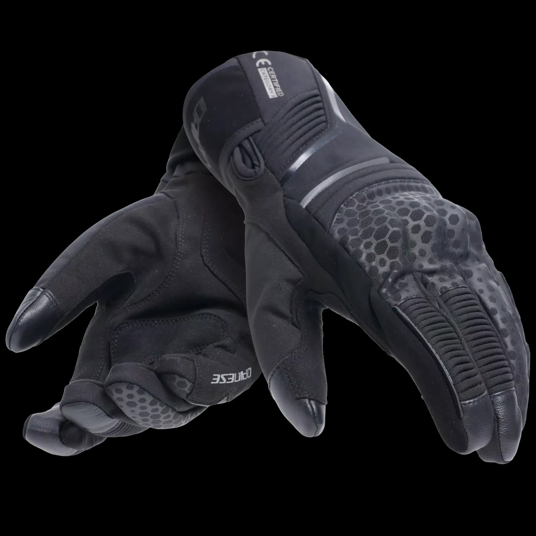 Dainese TEMPEST 2 D-DRY SHORT THERMAL GLOVES BLACK Hot