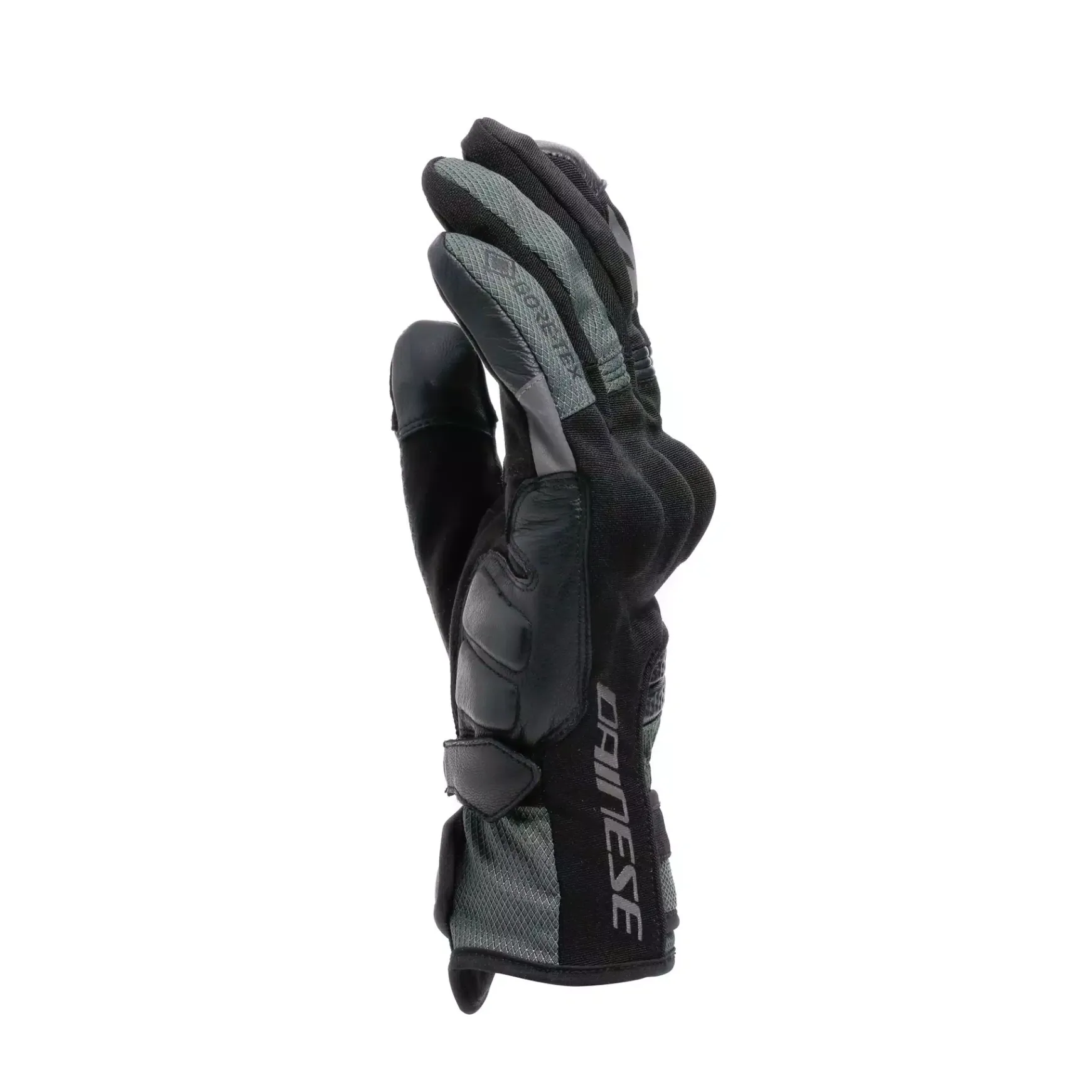Dainese TEYDE GORE-TEX® - MOTORSCHUTZHANDSCHUHE WASSERDICHT BLACK/ARMY-GREEN Clearance