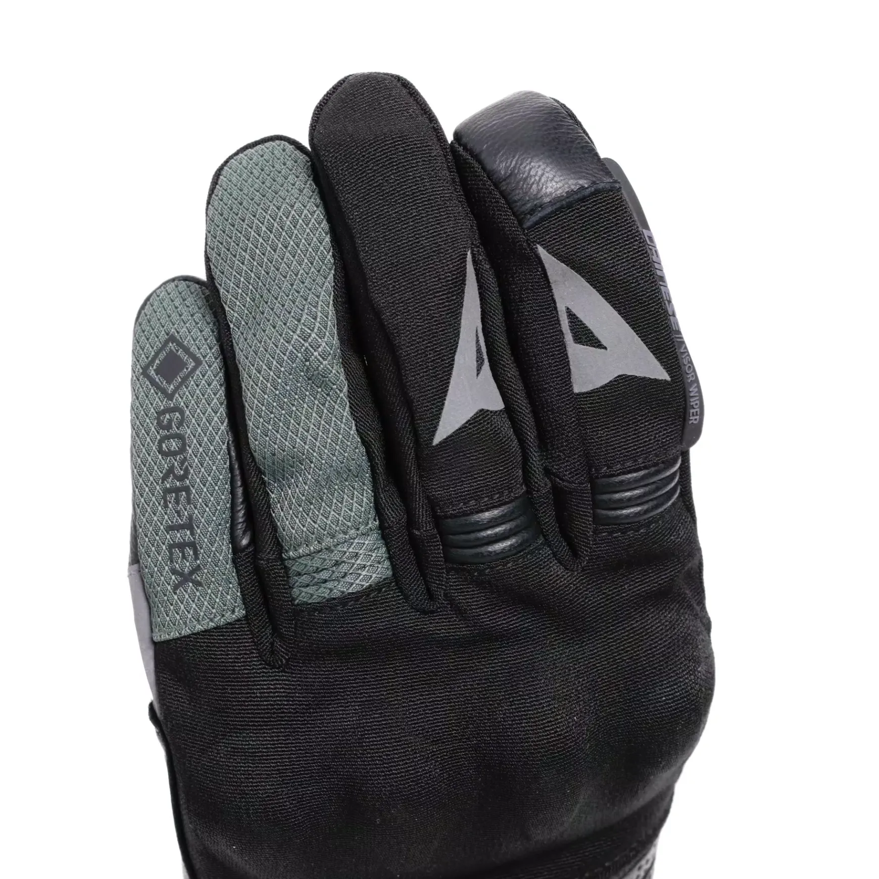 Dainese TEYDE GORE-TEX® - MOTORSCHUTZHANDSCHUHE WASSERDICHT BLACK/ARMY-GREEN Clearance