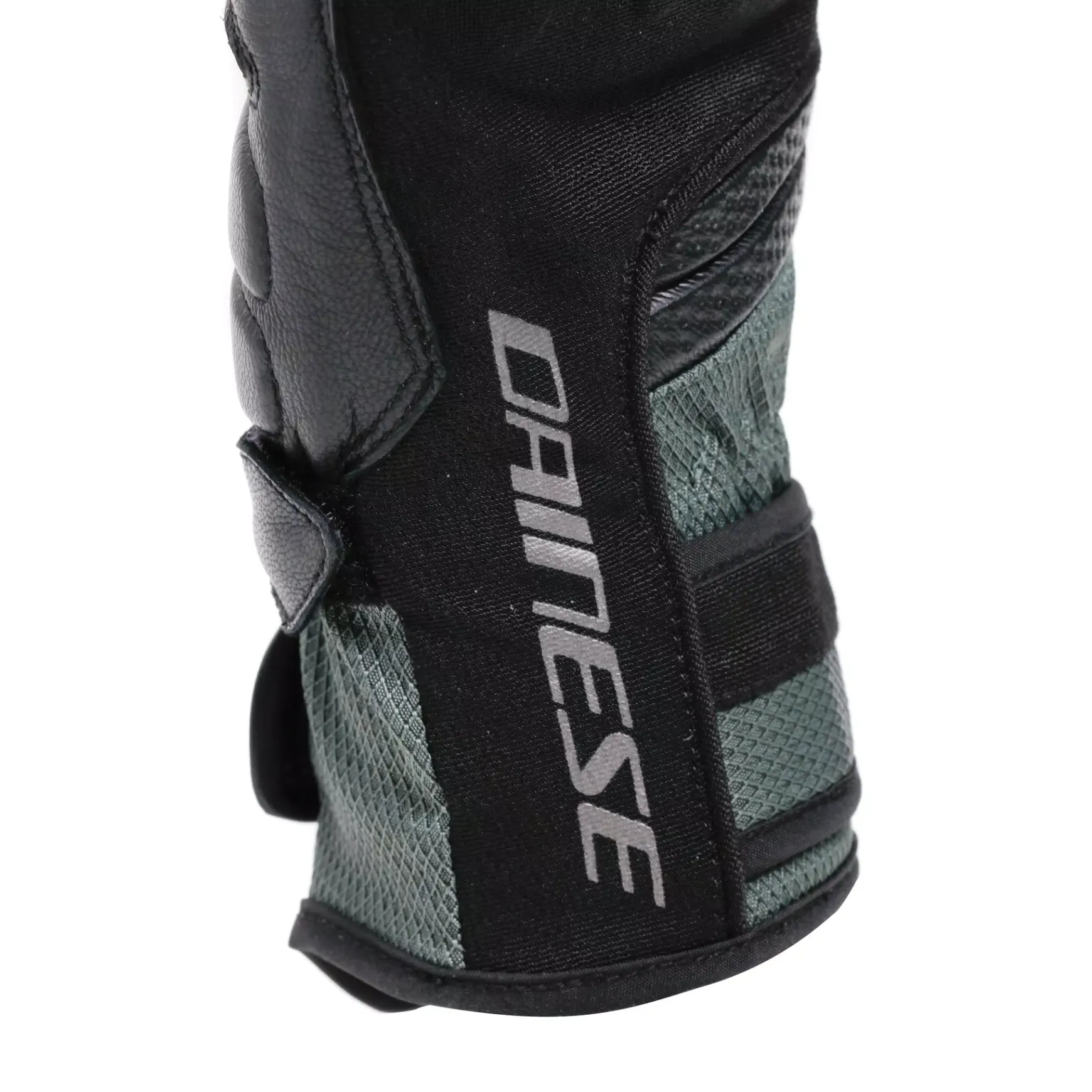 Dainese TEYDE GORE-TEX® - MOTORSCHUTZHANDSCHUHE WASSERDICHT BLACK/ARMY-GREEN Clearance