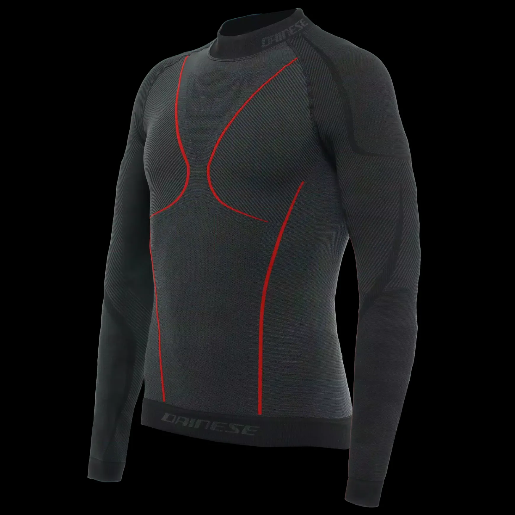 Dainese THERMO LS THERMOSHIRT FÜR HERREN BLACK/RED Outlet