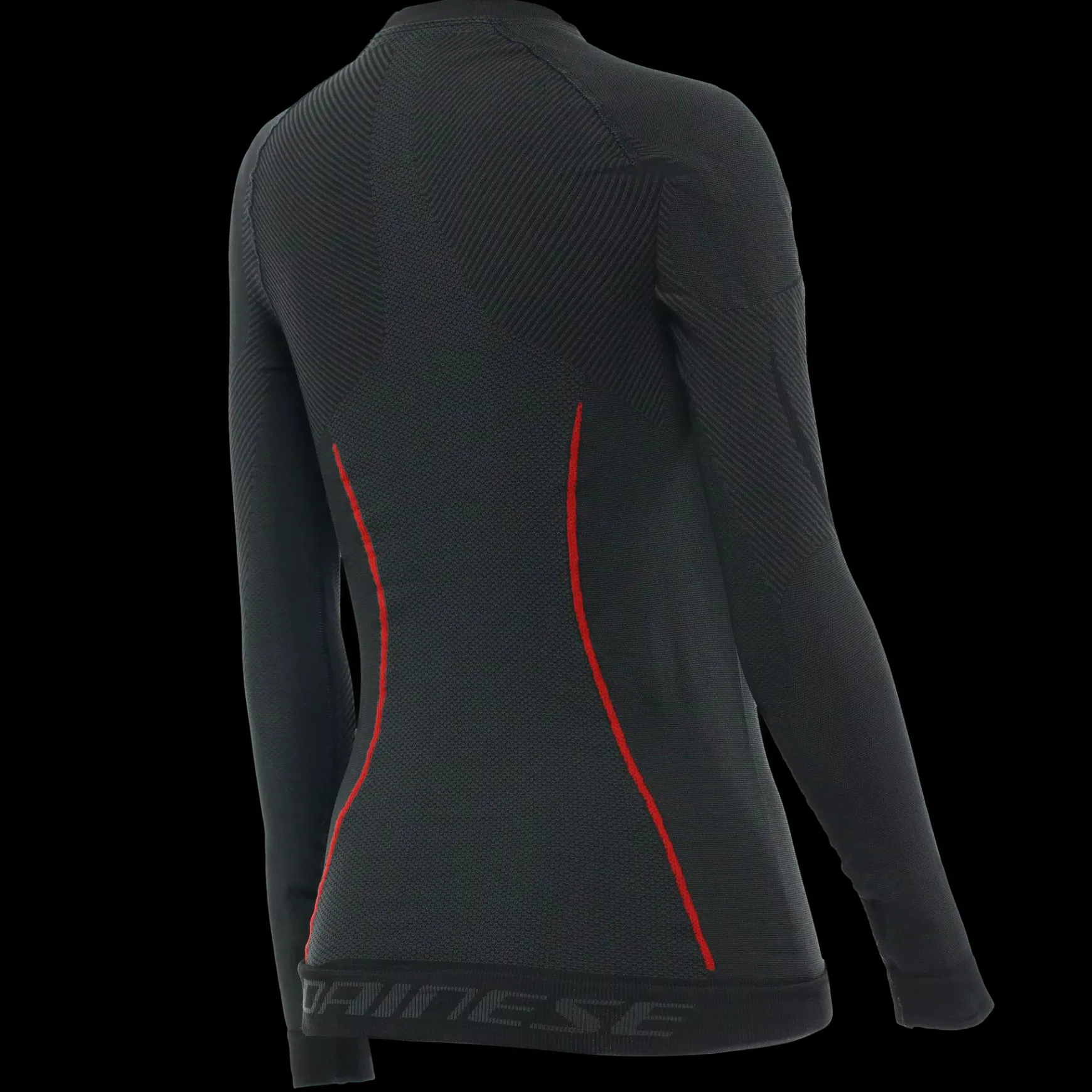 Dainese THERMO LS THERMOSHIRT FÜR DAMEN BLACK/RED Clearance