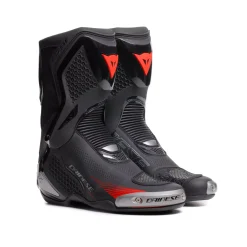 Dainese TORQUE 4 AIR - RACING- UND STRASSENSTIEFEL SOMMER HERREN BLACK/RED-LAVA Hot