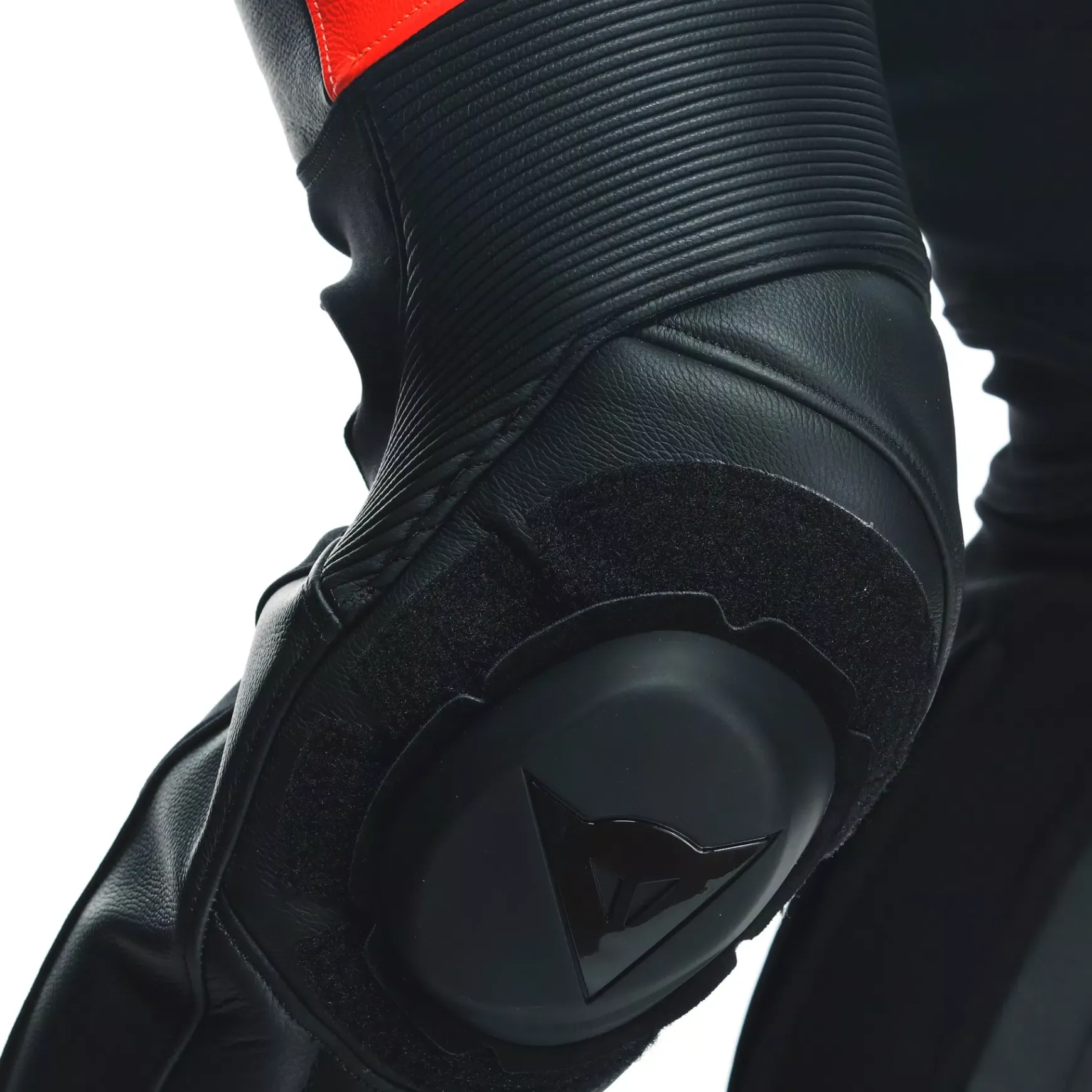 Dainese TOSA 1 PCS LEATHER SUIT PERF BLACK/FLUO-RED/WHITE Sale