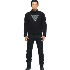 Dainese VELOCE D-DRY® JACKET BLACK/CHARCOAL-GRAY/WHITE Outlet