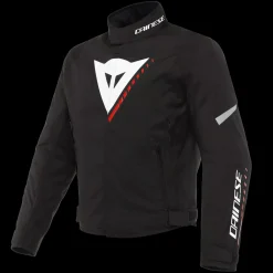 Dainese VELOCE D-DRY® JACKET BLACK/WHITE/LAVA-RED Outlet